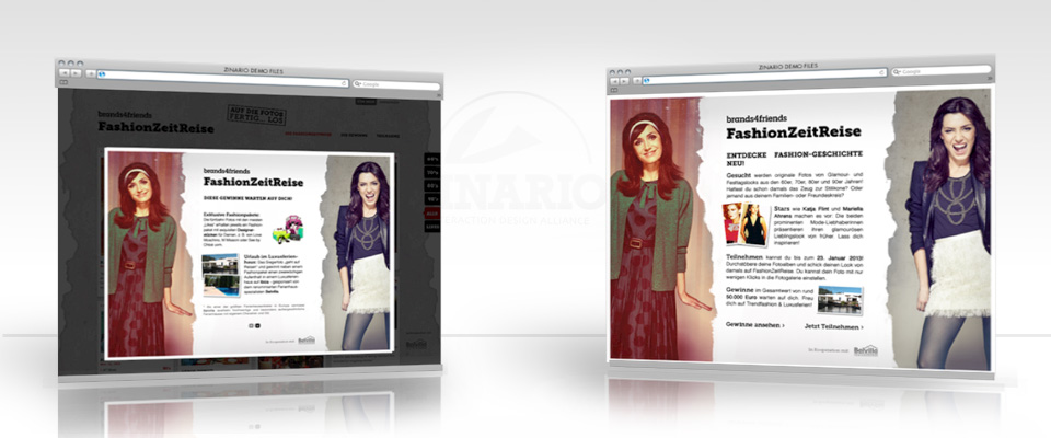 Zinario References | Brands4Friends Fashionzeitreise