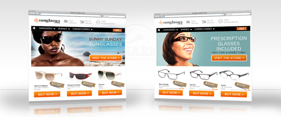 Zinario References | African Sunglasses E-Commerce Shop