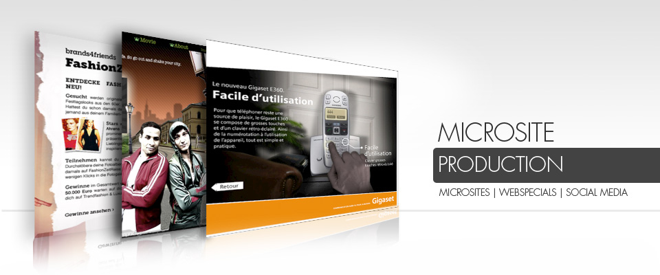 Zinario Microsite Productions